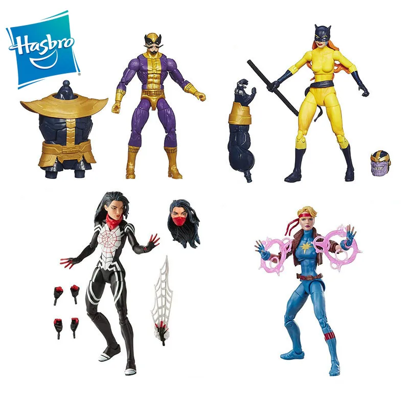 Коллекция аниме фигурок Hasbro Мстители женщина кошка Батрок Leaper модель подарок