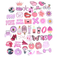 50pcs fashion pvc waterproof girls kawaii fun sticker toys luggage stickers for motor car suitcase laptop decals stickers
