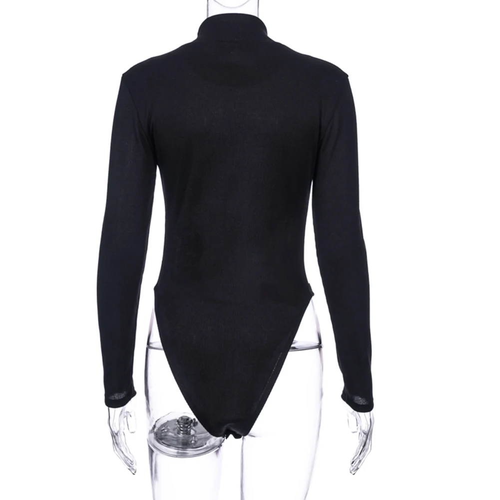 Блузка с длинным рукавом и высоким воротником сетчатый пикантный боди в стиле