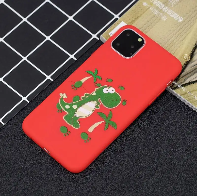 11 Pro Max чехол для телефона милый с мультяшным рисунком iphone X XS XR 6S 6 7 8 Plus 5 5S Мягкий