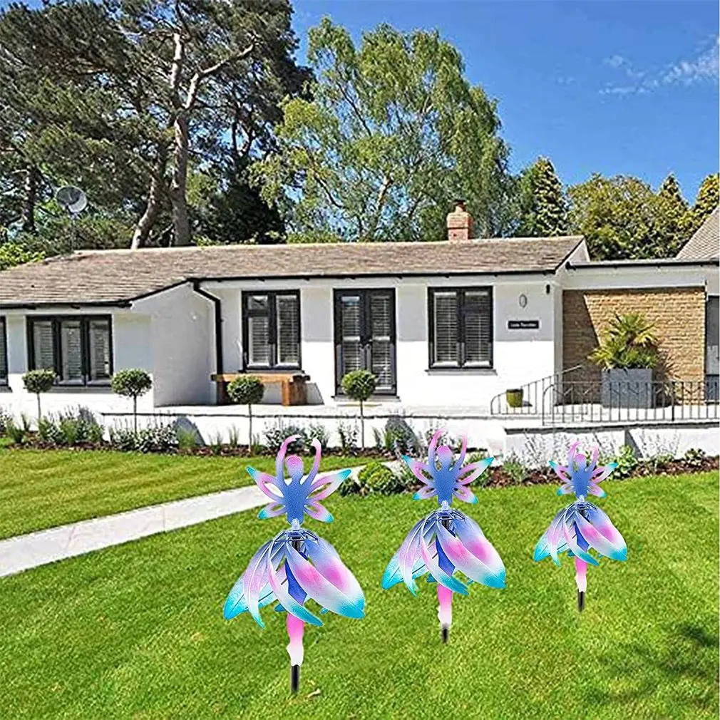 

Fairy Ballerina Wind Spinner Windmill Garden Wind Spinner Metal Garden Balcony Patio Decoration Windmill Decoration
