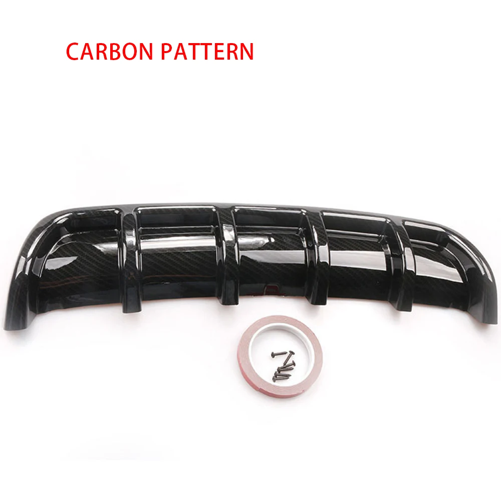 Универсальный бампер из углеродного волокна автомобильный спойлер для губ