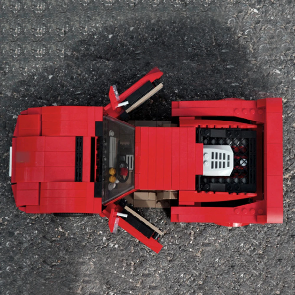 

Creator Expert High-tech City Series Formula Testarossa coupe roadster 909 PCS GTE RSR Moc Modular Bricks Model Building Blocks