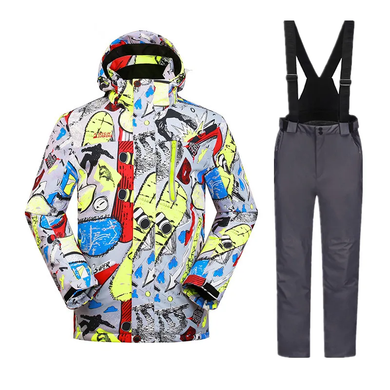 горнолыжный костюм мужской，сноуборд，лыжный мужской，куртка мужская зимняя，
