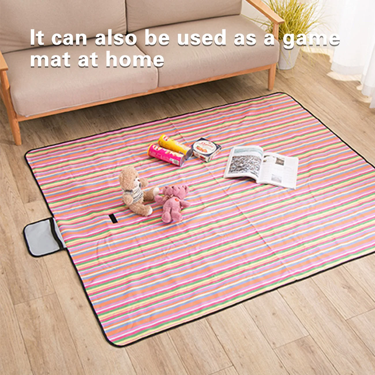 

Picnic Mat Folding Camping Mats Portable Outdoor Beach Waterproof Sleeping Camping Decoration Pad Moistureproof Plaid Blanket