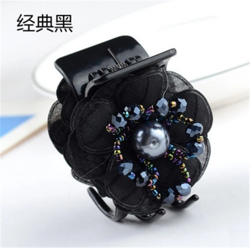 

Pearl spring hair with baby pinzas pelo clip barette cheveux fille haarklem women trim haarspeldjes voor meisjes claw haar bow