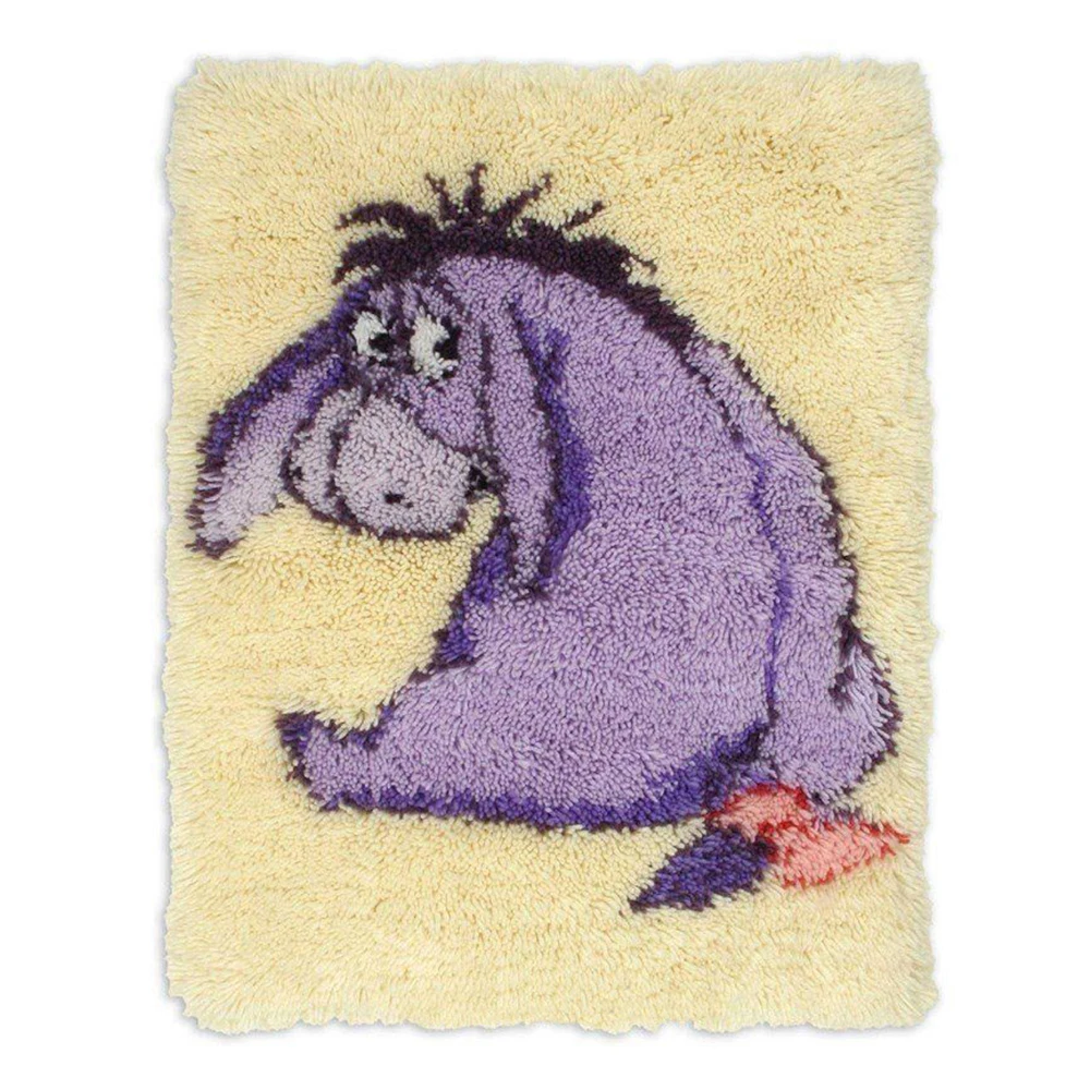 Набор для вышивки ковровых покрытий с изображением милого осла | Дом и сад