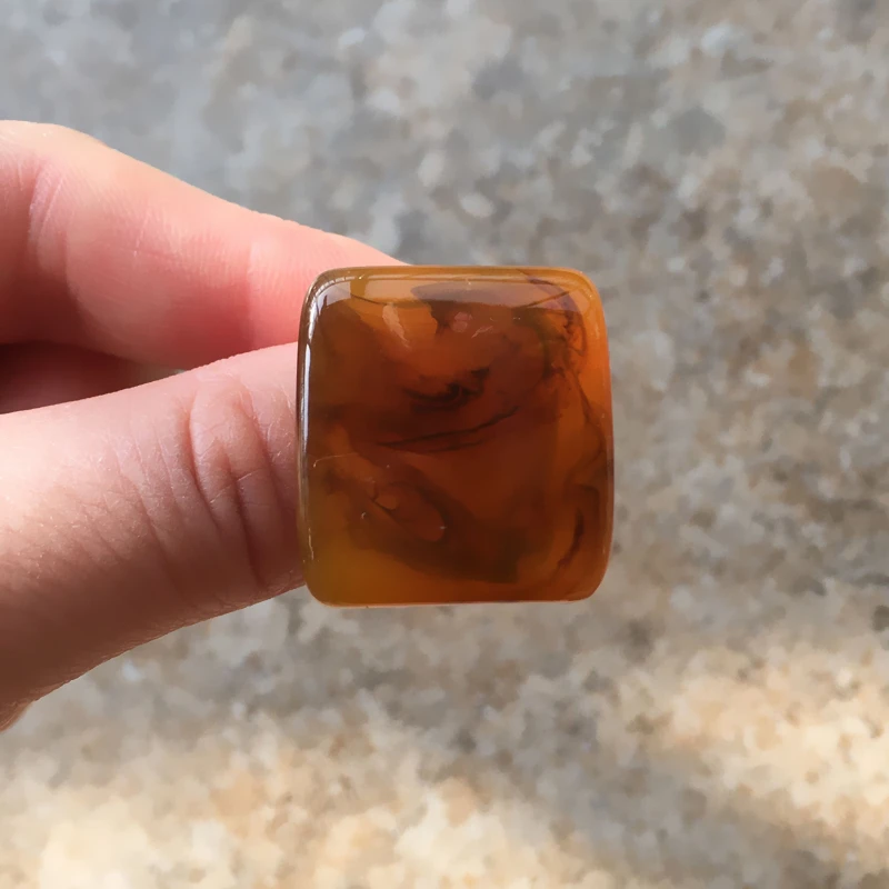 Кольцо UJBOX из акриловой смолы для мужчин и женщин разноцветное модное свадебное