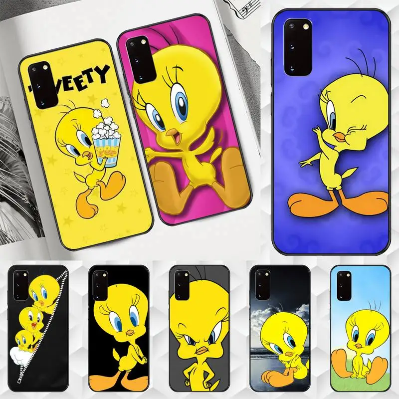 

Cartoon Tweety Bird Piolin Phone Case for Samsung A10 A10S M10 M11 M20 M30 M31 S M21 M51 cover coque