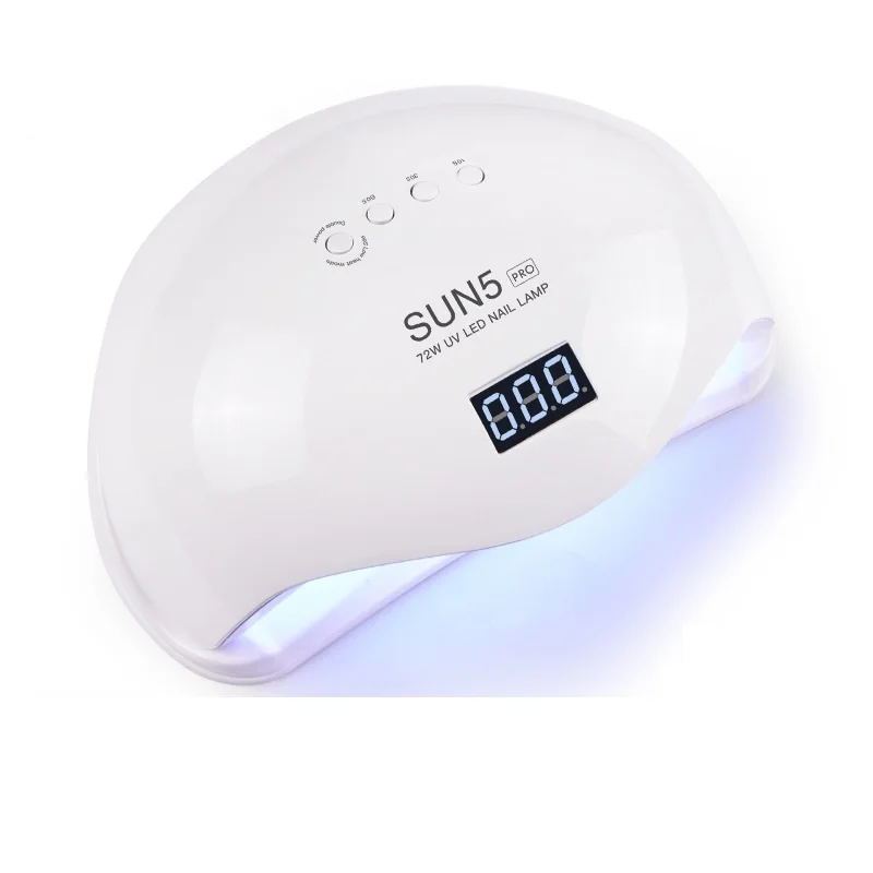 SUN5 PRO 72 Вт УФ лампа УФ светодиодный светильник Сушилка для ногтей УФ светодиодный гель лак для ногтей лампа для сушки ногтей с нижним таймером ЖК-дисплей для маникюра