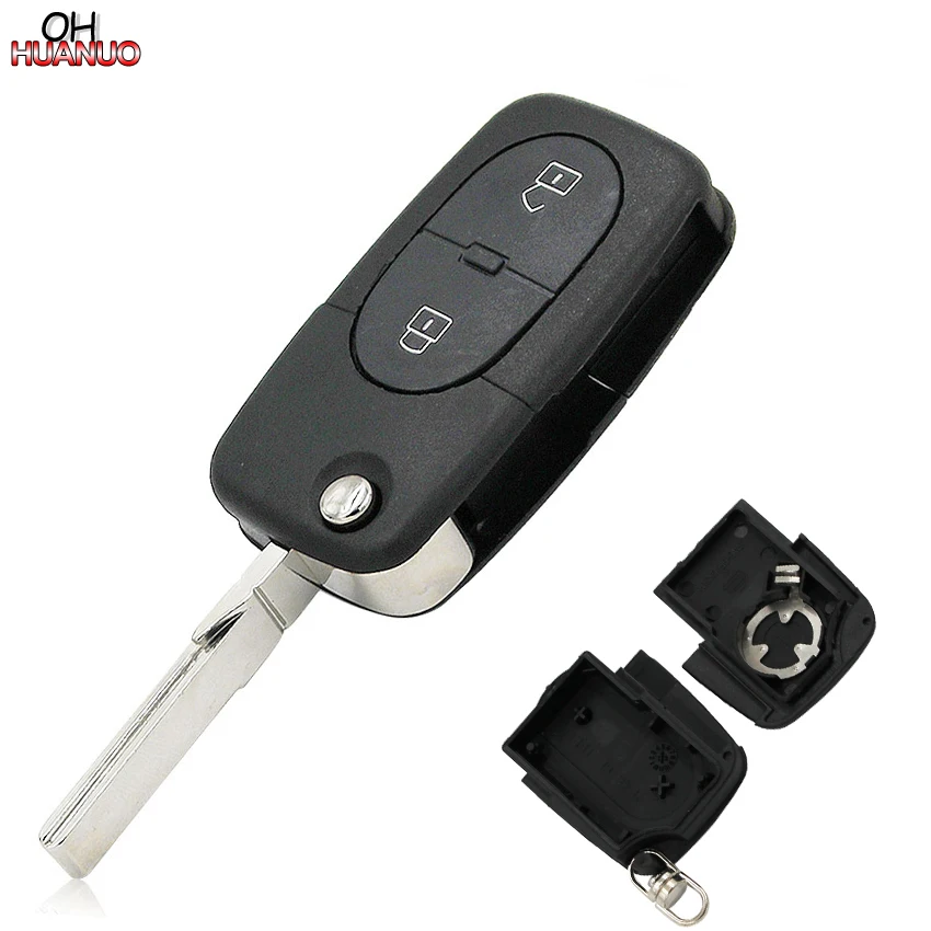 2 кнопочный флип чехол для ключей с дистанционным управлением складной Смарт