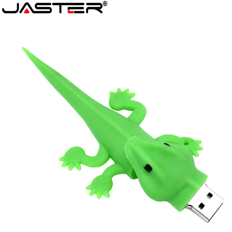 Корабль USB флэш-накопитель зеленые броши в виде ящерицы 4GB/8GB/16GB/32GB/64GB Gecko флеш-диск