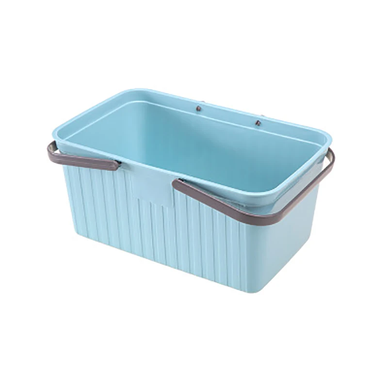 Ручная пластиковая корзинка Портативный ванная комната сплошной Цвет корзины