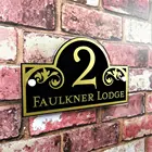 Индивидуальный акриловый номер двери знак на дом уличный адрес на заказ номерная табличка для дома дверной знак