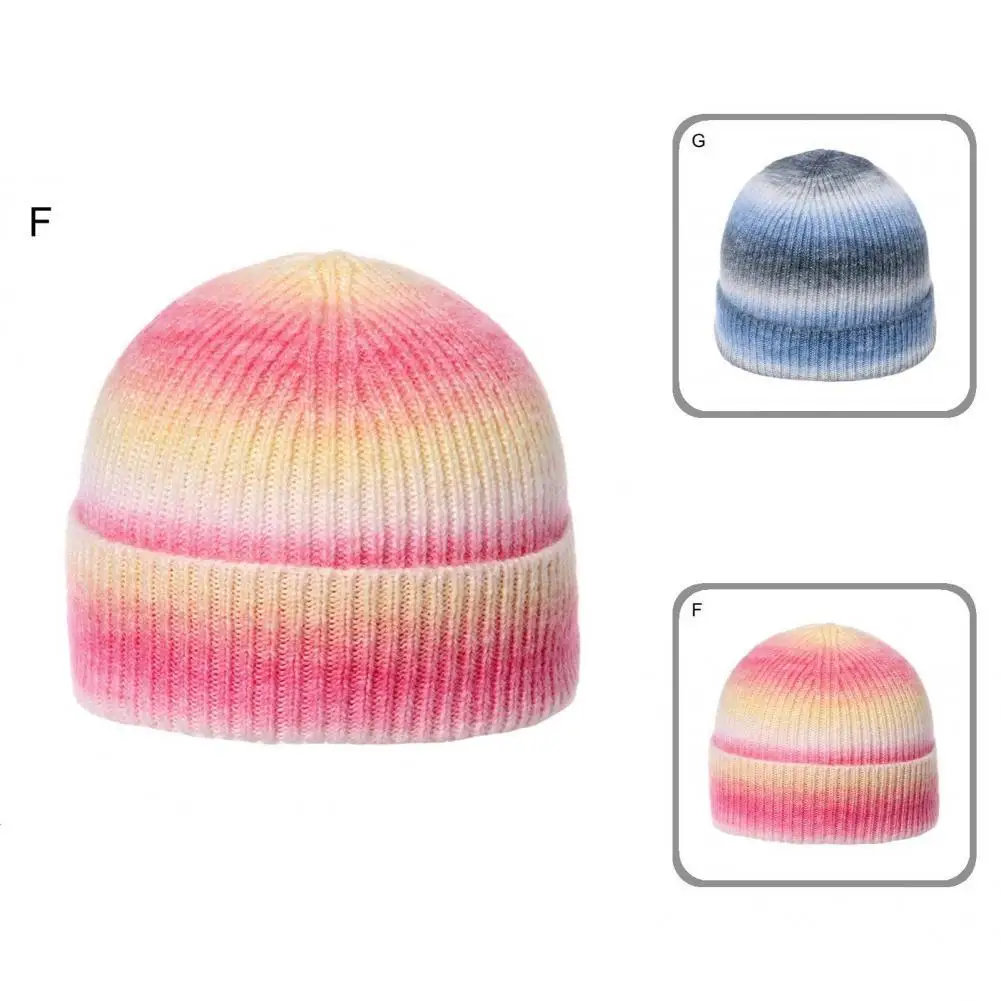 

Модная вязаная шапка эластичная ветрозащитная удобная плотная теплая шапка для мужчин и женщин