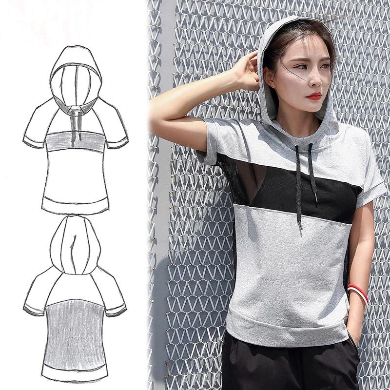 Женские сексуальные прозрачные сетчатые футболки для йоги фитнеса дышащей