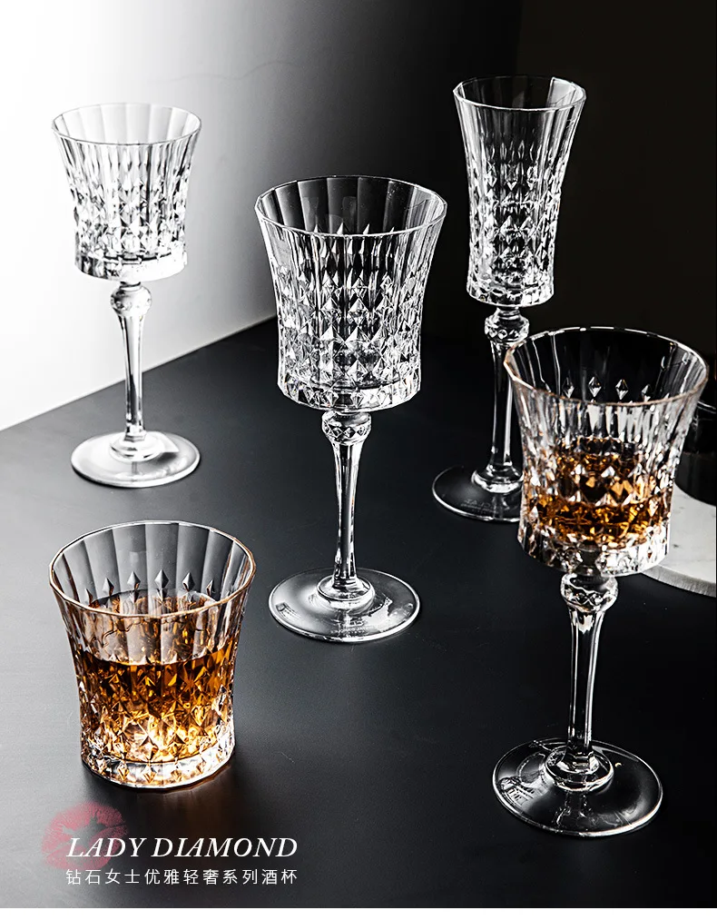 

Crystal Transparent Bride and Groom Wine Glass Whiskey Goblet Retro Wine Glass Champagne Flutes Stemware Tacas Cups BD50WG