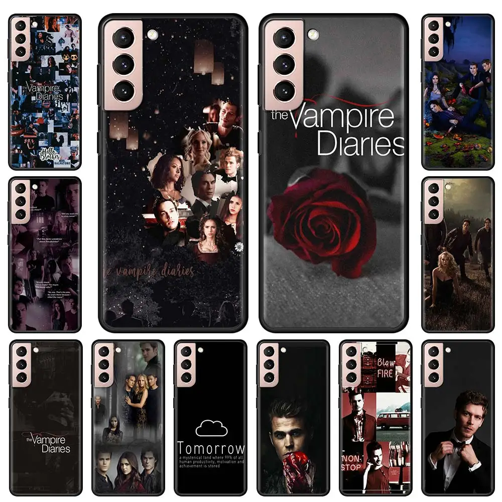

The Vampire Diaries Silicone Phone Case Cover for Samsung Galaxy S21 S20 Ultra S10 Lite S9 S8 Plus S20 FE S10e Soft Funda Coque