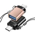USB C OTG адаптер для Macbook Xiaomi Samsung USB 3,0 2,0 Type-C OTG кабель адаптер Micro USB USB-C OTG конвертер аксессуары для ноутбука
