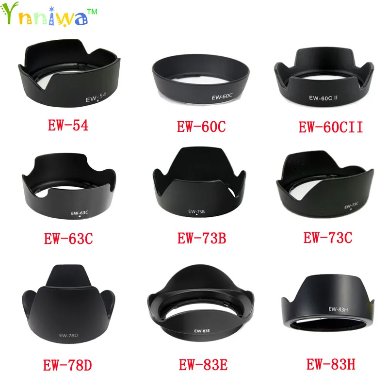 1 шт. для EW-54 EW-60C EW-60CII EW-63C EW-73B EW-73C EW-78D EW-83E EW-83H бленда объектива камеры canon |