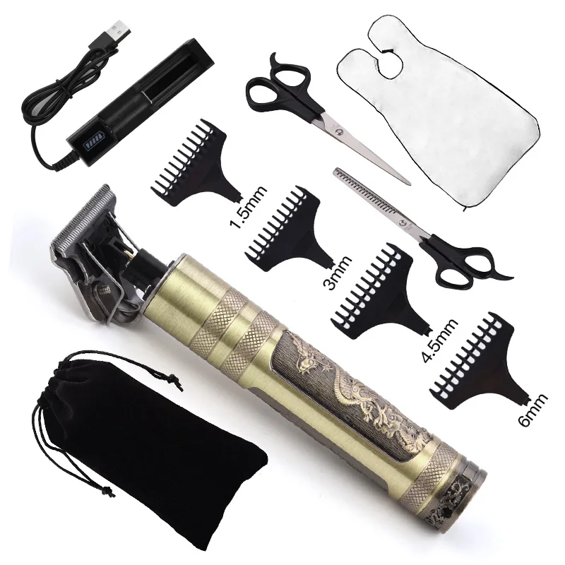 

Professional Barber Men Hair Trimmer Rechargeable Baldheaded Hair Clipper Cordless Hair Cutting Machine Beard Men Trimmer Cut