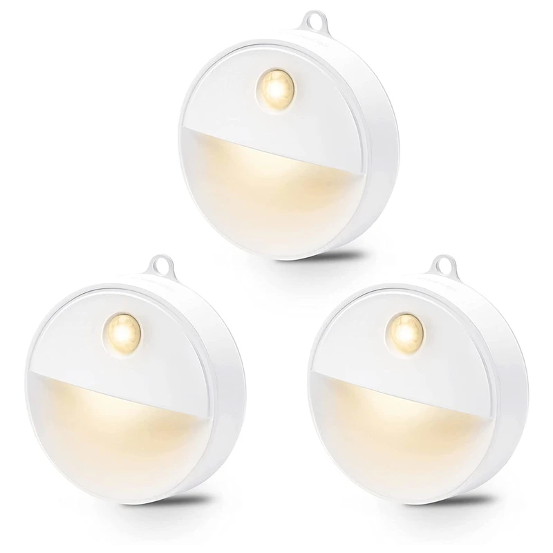 

3 шт./упаковка, светодиодный светильник с датчиком движения и света