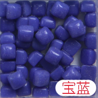 12 600 шт., мозаичная плитка Glary Jade, сделай сам, мозаичные камни, смешанные цвета, квадратные материалы для детей/детей, 0,58*0,58*0,4 см - Цвет: 12