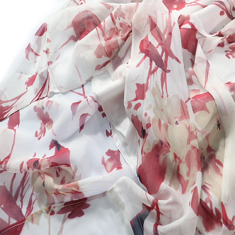 Женское Летнее шелковое платье с круглым вырезом размера плюс винтажные платья