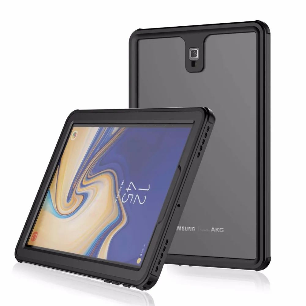 IP68 Водонепроницаемый чехол для samsung Tab S4 со встроенным экраном полный корпус