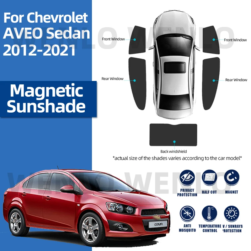 

Специальный занавес для Chevrolet AVEO Sedan 2012-2021, магнитный солнцезащитный козырек, детский солнцезащитный козырек, солнцезащитный козырек, сетка ...