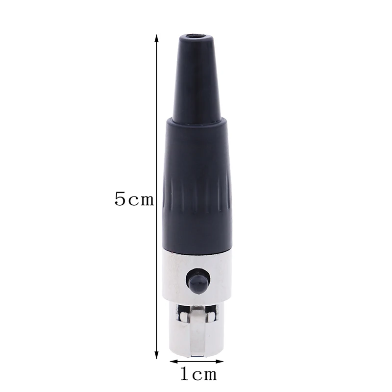 

1Pc 3pin female plug mini TA3F XLR audio microphone connector MIC adapter