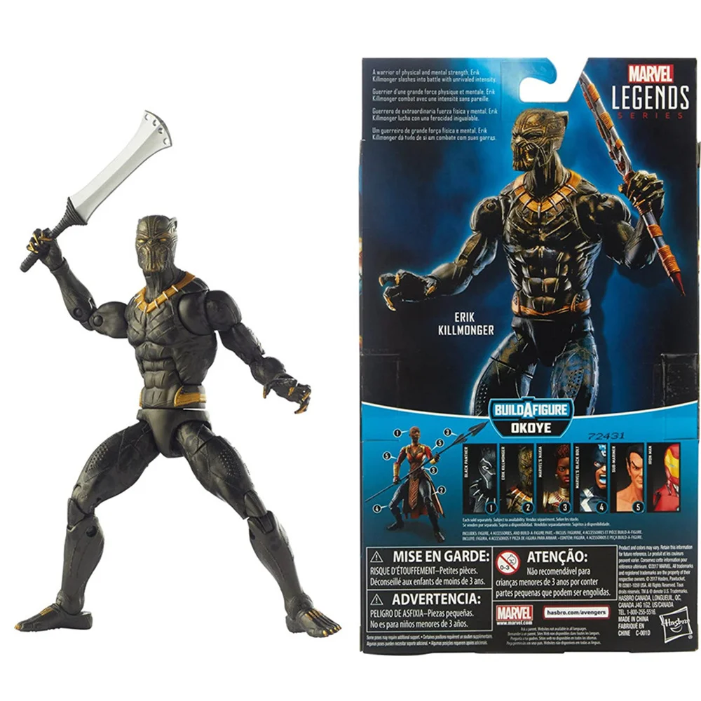 

HASBRO Marvel Avengers Legends Superhero Black Panther Action Fingure Collection Model Toys KIDS Birthday Gift