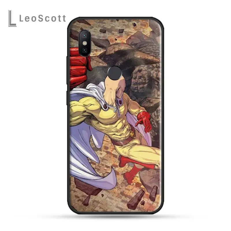 

Cartoon Anime One Punch Man Phone Case For xiaomi Redmi 5 5A plus 7A 8 note 2 3 4 5 5A 6 7 GO K20 A2
