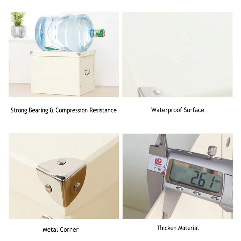 Креативный Домашний Органайзер Офисная складная коробка для хранения твердый