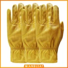 QIANGLEAF 3 шт новые мужские рабочие перчатки из воловьей кожи, защитные перчатки для мужчин, зимние рабочие перчатки для сварки 3ZG