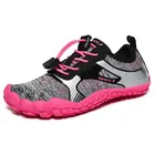 Кроссовки Детские сетчатые для купания, дышащие Сникерсы для аквабассейна, для мальчиков и девочек, Черные Серые