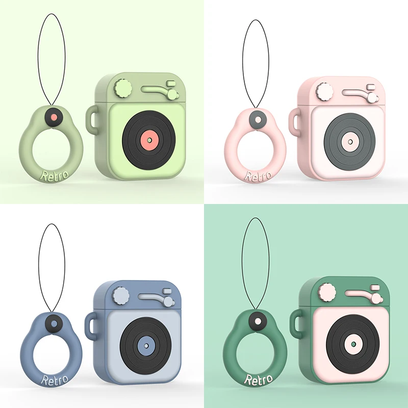 Чехол для наушников для Airpods, чехол, силиконовый, милый, мультяшный, мягкий, чехол для наушников для Apple Air pods, TPU, чехол, 3D, аксессуары для наушников