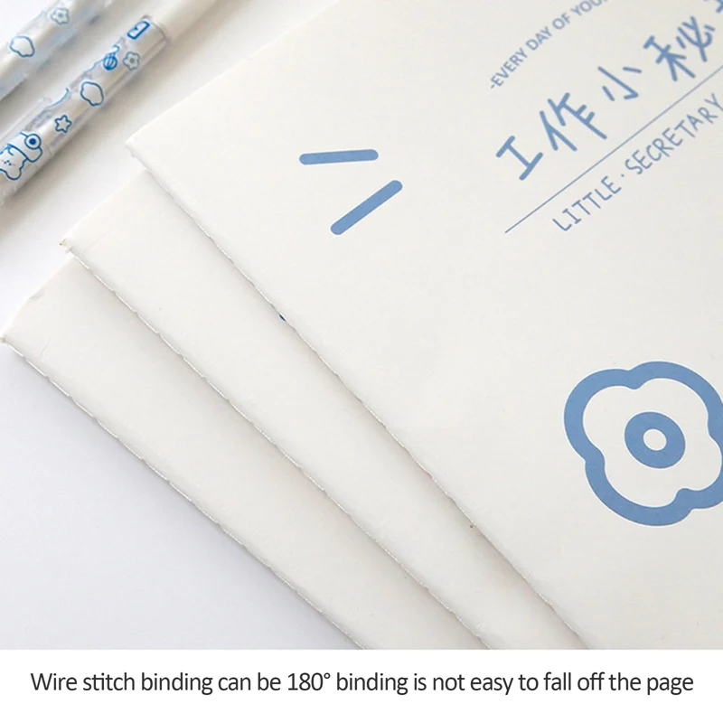 

Cartoon printing anniversary handbook notepad punch card self-filling date perpetual calendar
