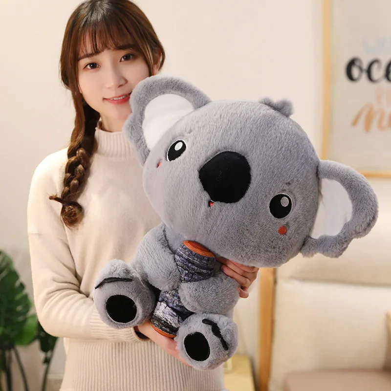 

30-70CM Cute Stump Koala Stuffed Animal Plush Toy Doll Cute Meng Koala Bear Toy Pillow Children's Birthday Gifts Christmas Gifts