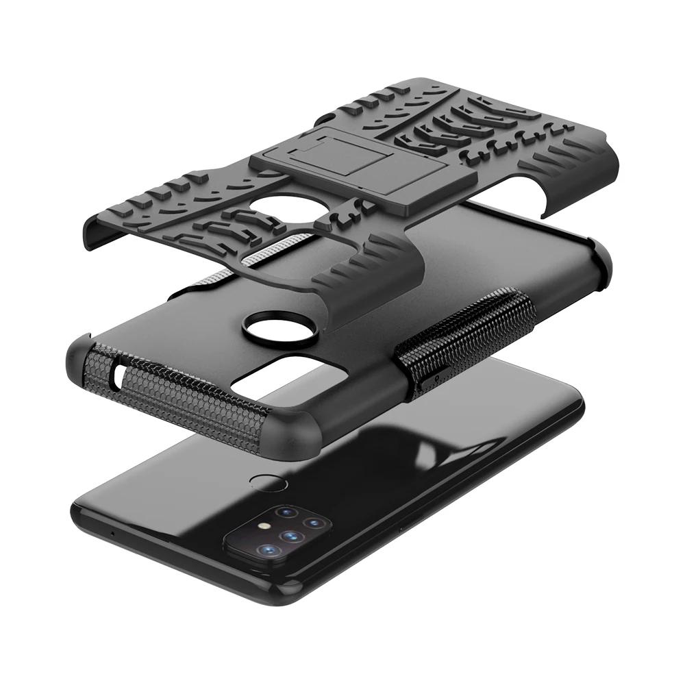 for oneplus nord n10 5g case cover for oneplus nord 10 5g n100 8t 7 7t pro 6 6t phone shell heavy duty hard rubber silicon armor free global shipping
