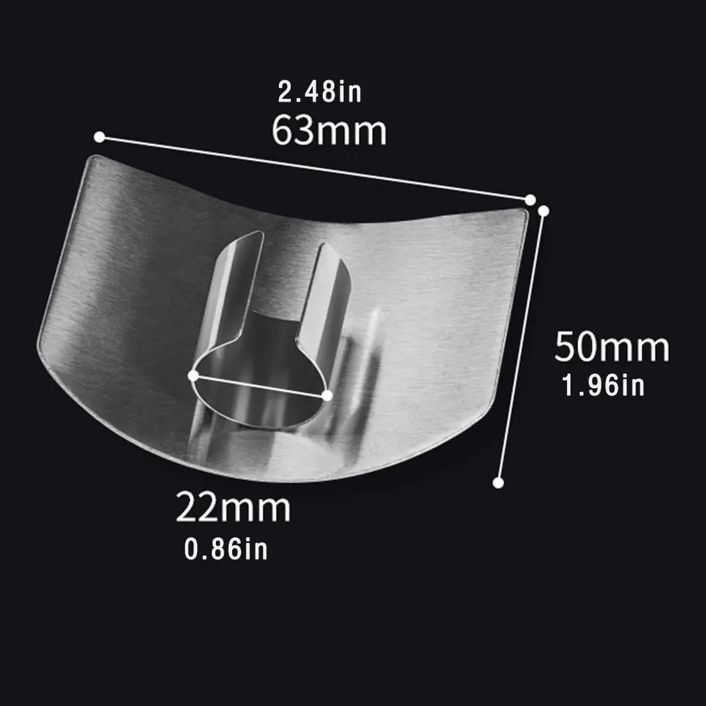 

Stainless Steel Hand Silver Guard Creative Design For Cutting Vegetables Suitable For Kitchen Workers