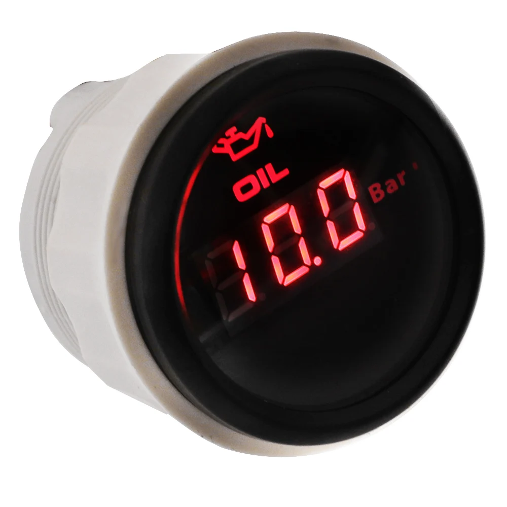 Автомобильный морской манометр для масла 0 ~ 10 бар измеритель давления топлива 184