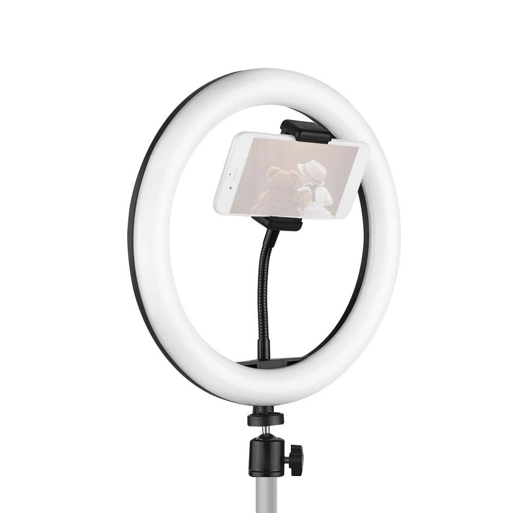 10 дюймовый Настольный светодиодный кольцевой светильник лампа 3 ing режима