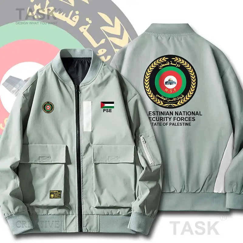 

Бомбер Военная байкерская куртка армейское Государство Палестина PS PSE мужская приталенная куртка-пилот в стиле хип-хоп Повседневная бейсбольная куртка