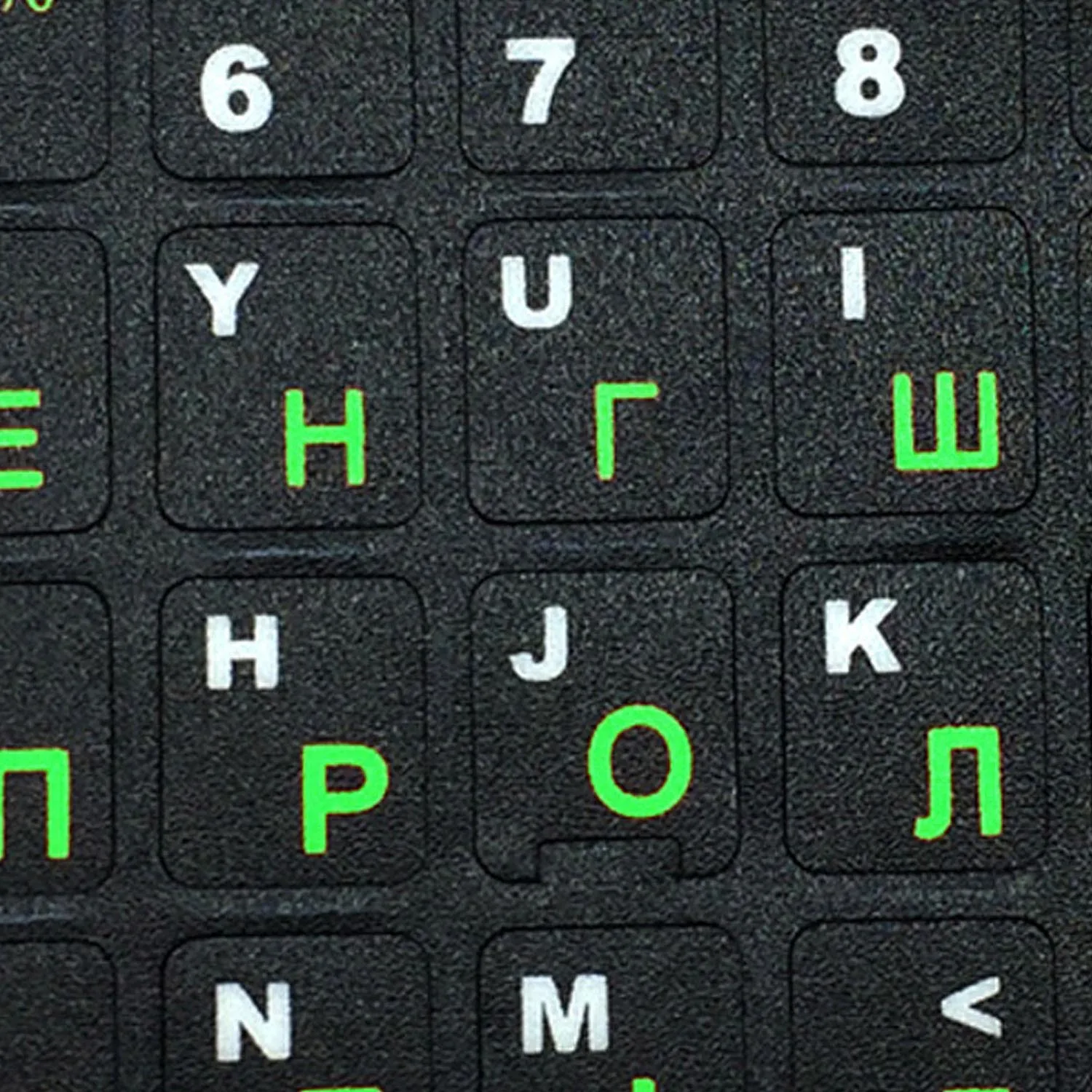 Клавиатура Besegad с русской и английской раскладкой запасная наклейка для