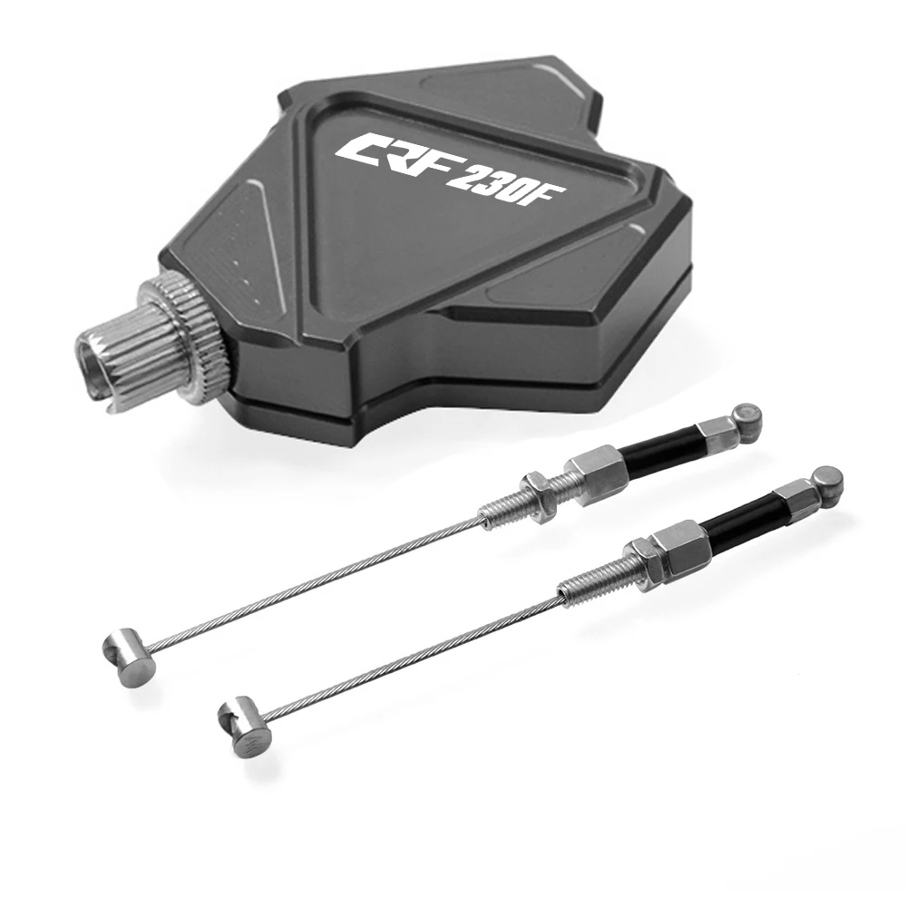 Серый Для HONDA CRF230F CRF230 F CRF 230 F 2003- 2010 2011 2012 2013 Байк трюк рычаг сцепления простая кабельная система - Цвет: Серый