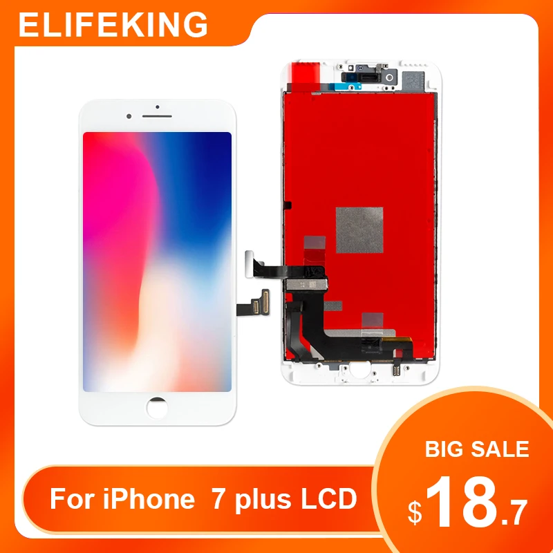 ЖК-дисплей AAA ++ для iPhone 7 Plus 3D сенсорный экран дигитайзер Замена ремонта детской
