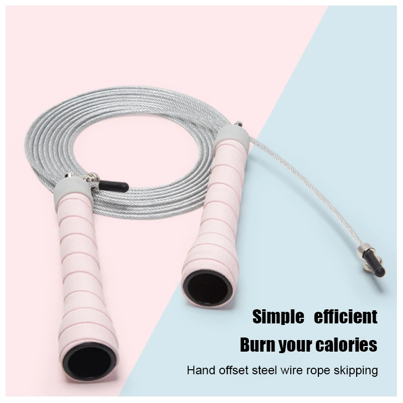 Профессиональная стальная проволочная Скакалка для снижения веса упражнения