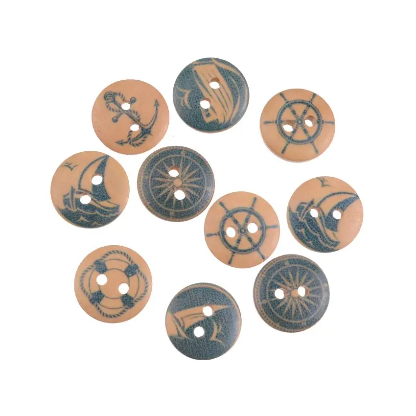 Розница для самостоятельной сборки 20 шт. Случайные Смешанные 2 отверстия круглые