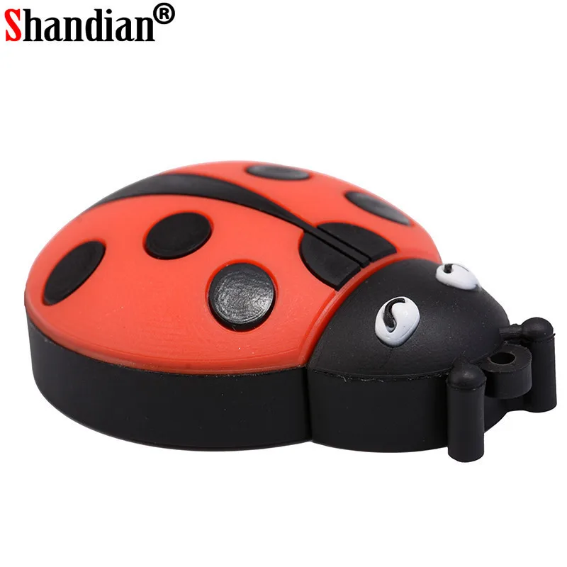 SHANDIA новый флеш-накопитель usb диск милый жук карта памяти ручки диски